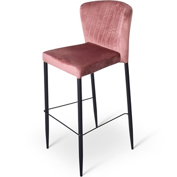 Barkruk Lugano roze